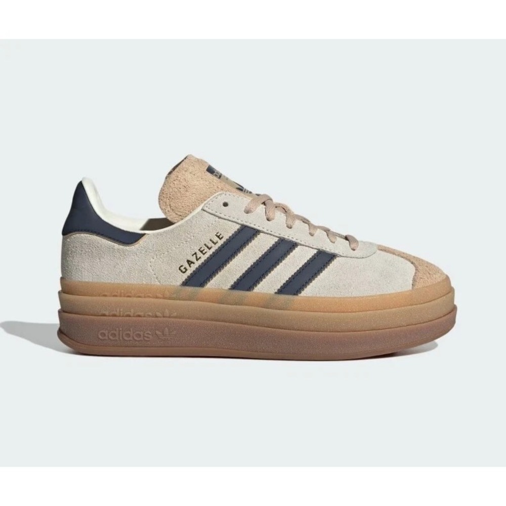 Size 8.5 - [NEW] Women's adidas Gazelle Bold Shoes 'Cream White' JQ5126